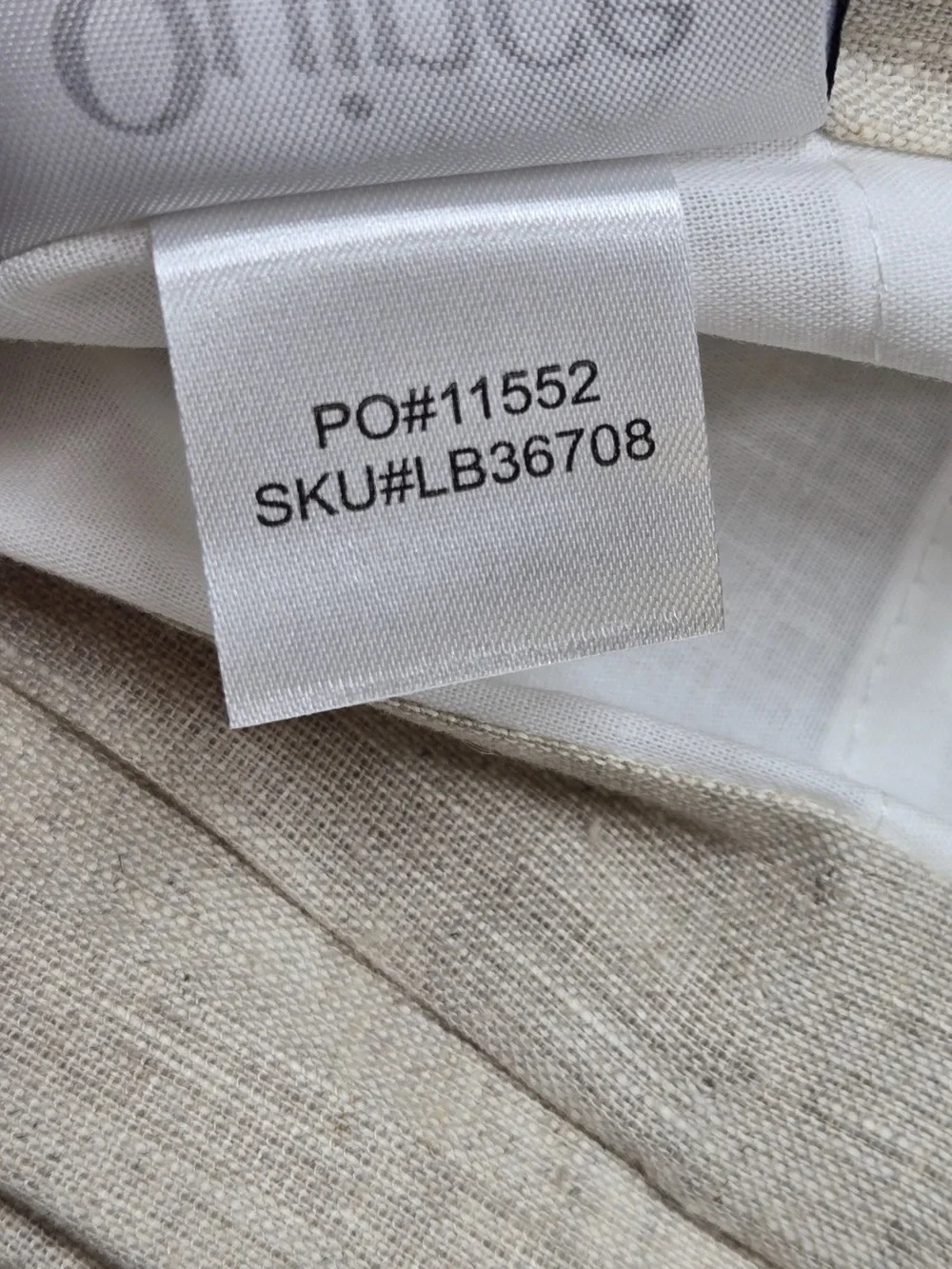 NWT QUINCE Set Of 2 48x108 European Linen Curtains Flax 0046